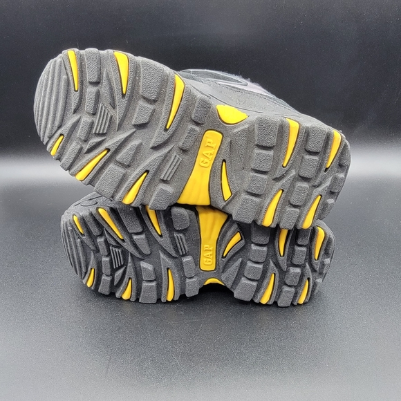 Gap Little Kids Snow Boots Sz 13 Black Grey Yellow 3M Thinsulate Insulation New - Picture 11 of 11